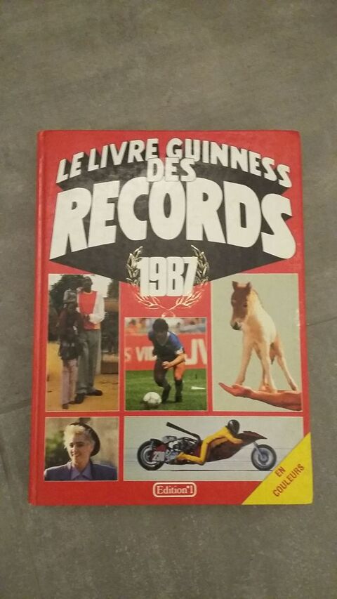 Livre Guinness des records 1987 : Très bon état 13 Sourcieux-les-Mines (69)