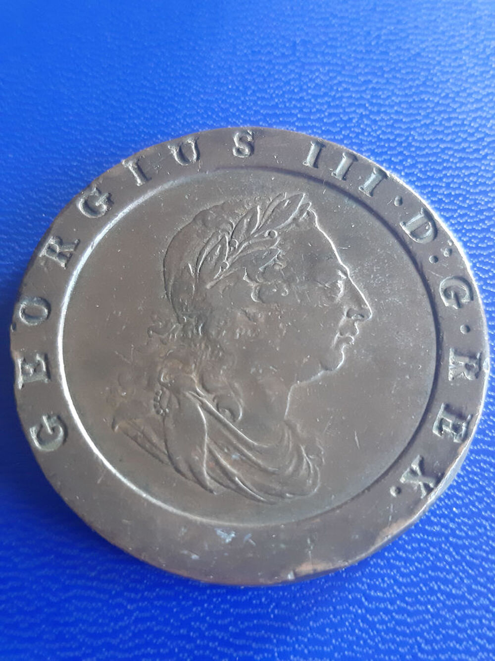 1797 Angleterre 2 deniers Cartwheel 