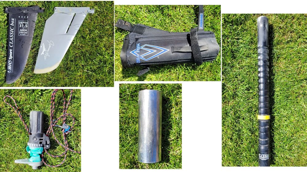 Planche Bic Astro Rock et 4 voiles Sports