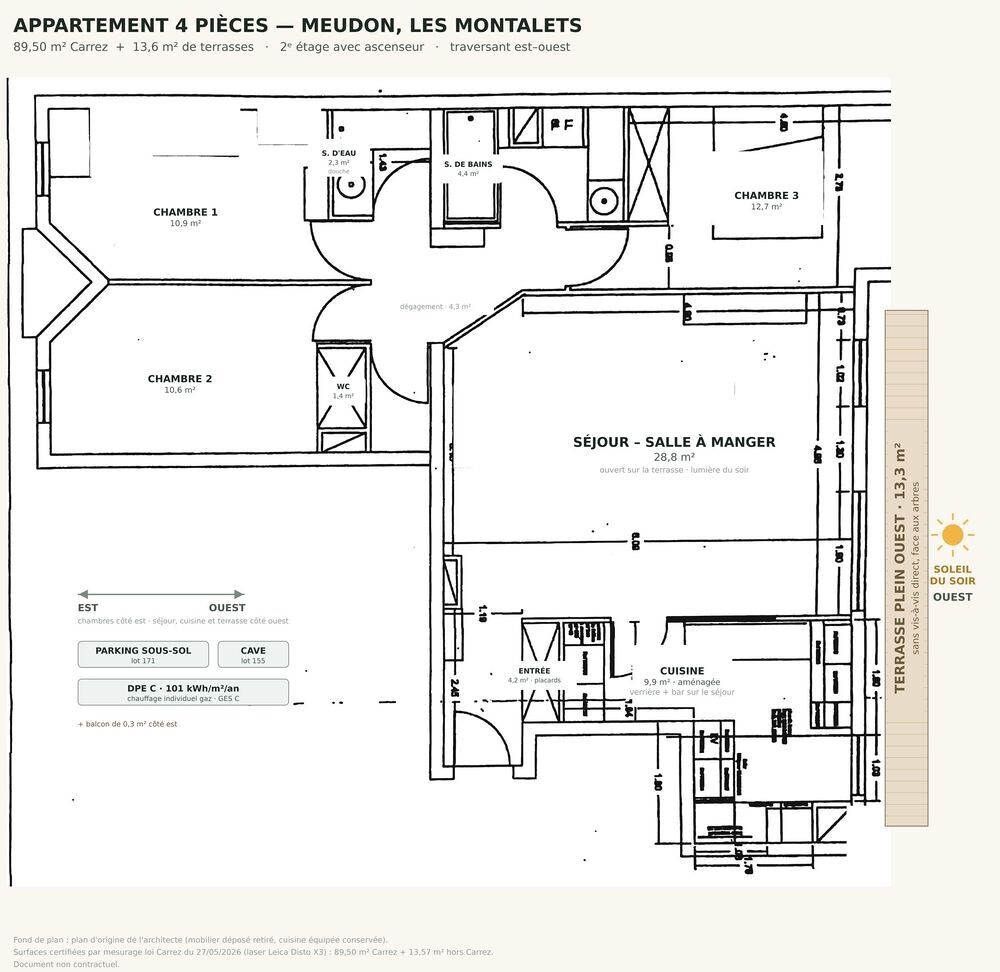 à vendre  Appartement Meudon (92190)