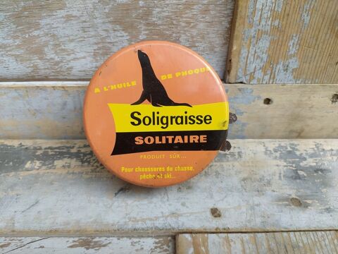 Ancienne Boite Publicitaire Soligraisse Cirage 15 Loches (37)