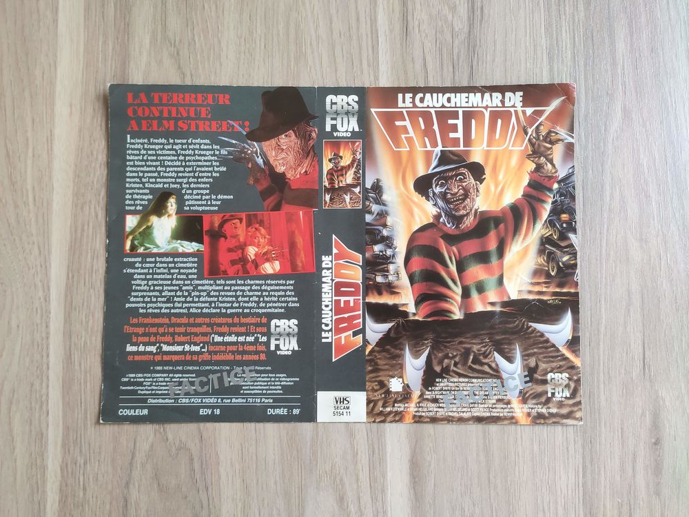 Jacquette Freddy 4 DVD et blu-ray