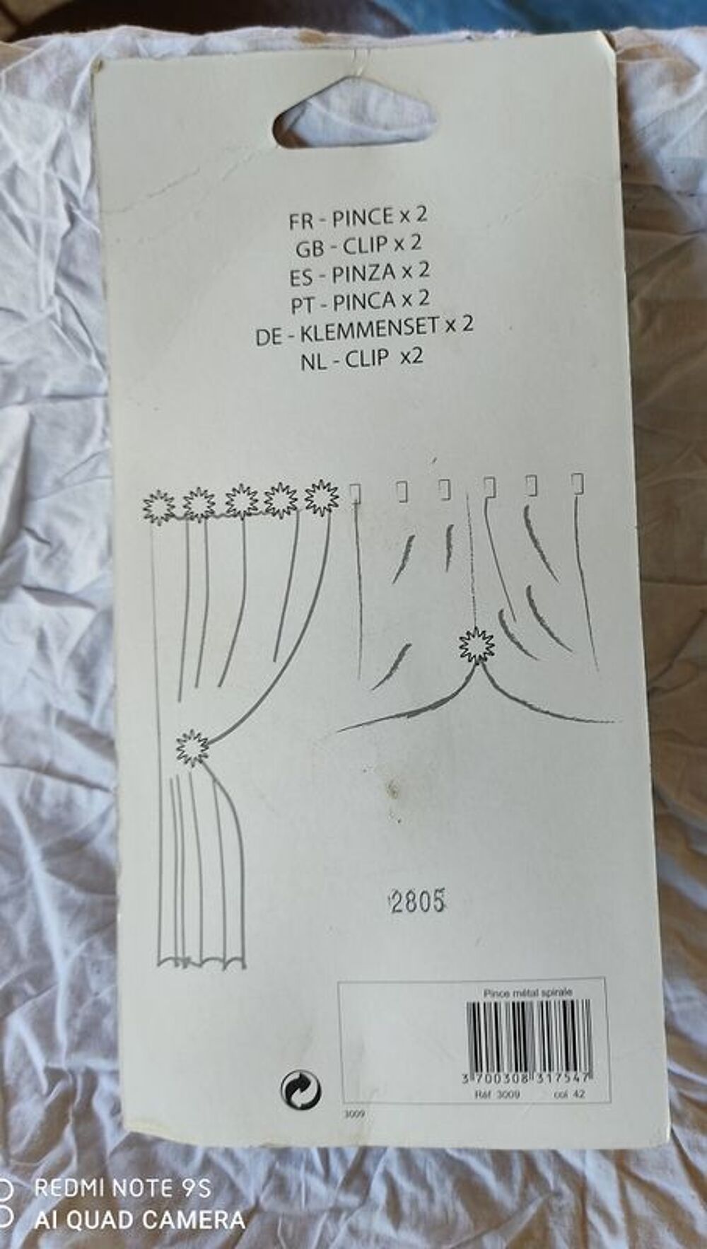 Attache rideaux neuf Décoration