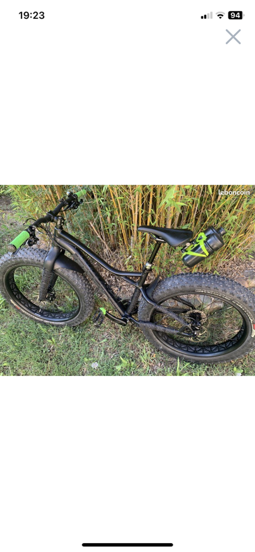 Fat bike specialized Helga comp Noir mat Vélos