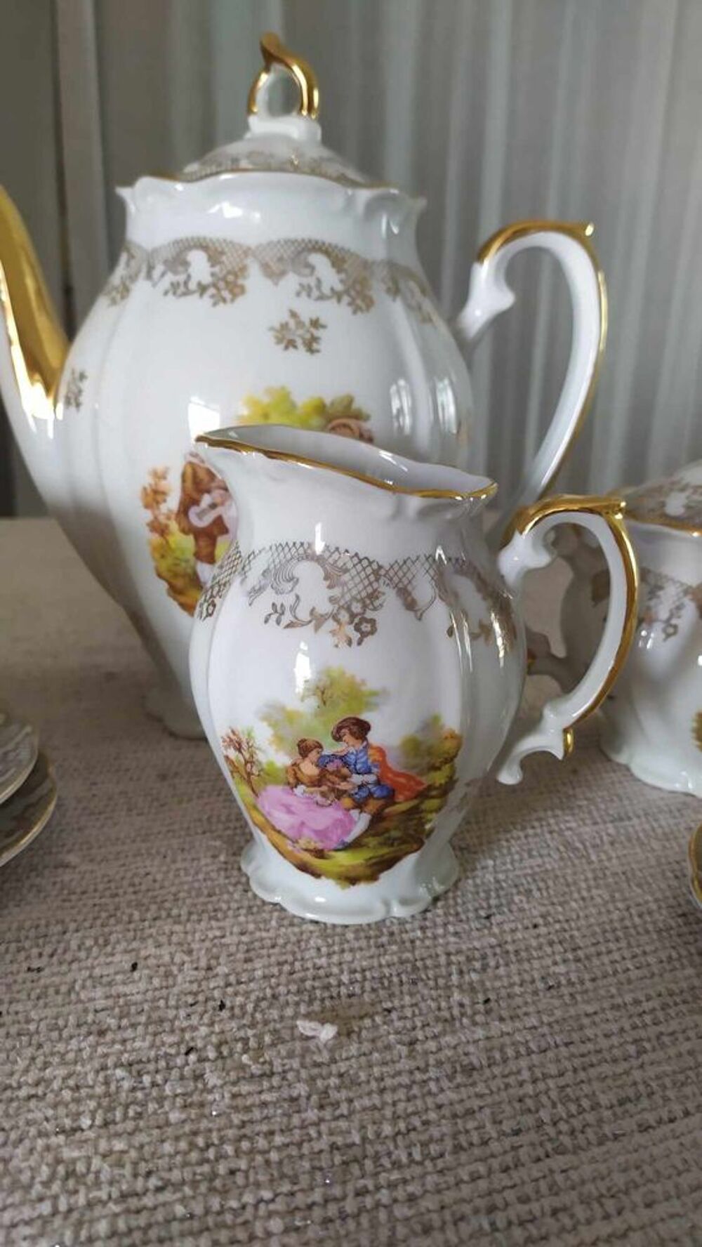 Service vintage &agrave; th&eacute; ou caf&eacute; en porcelaine (complet) Cuisine