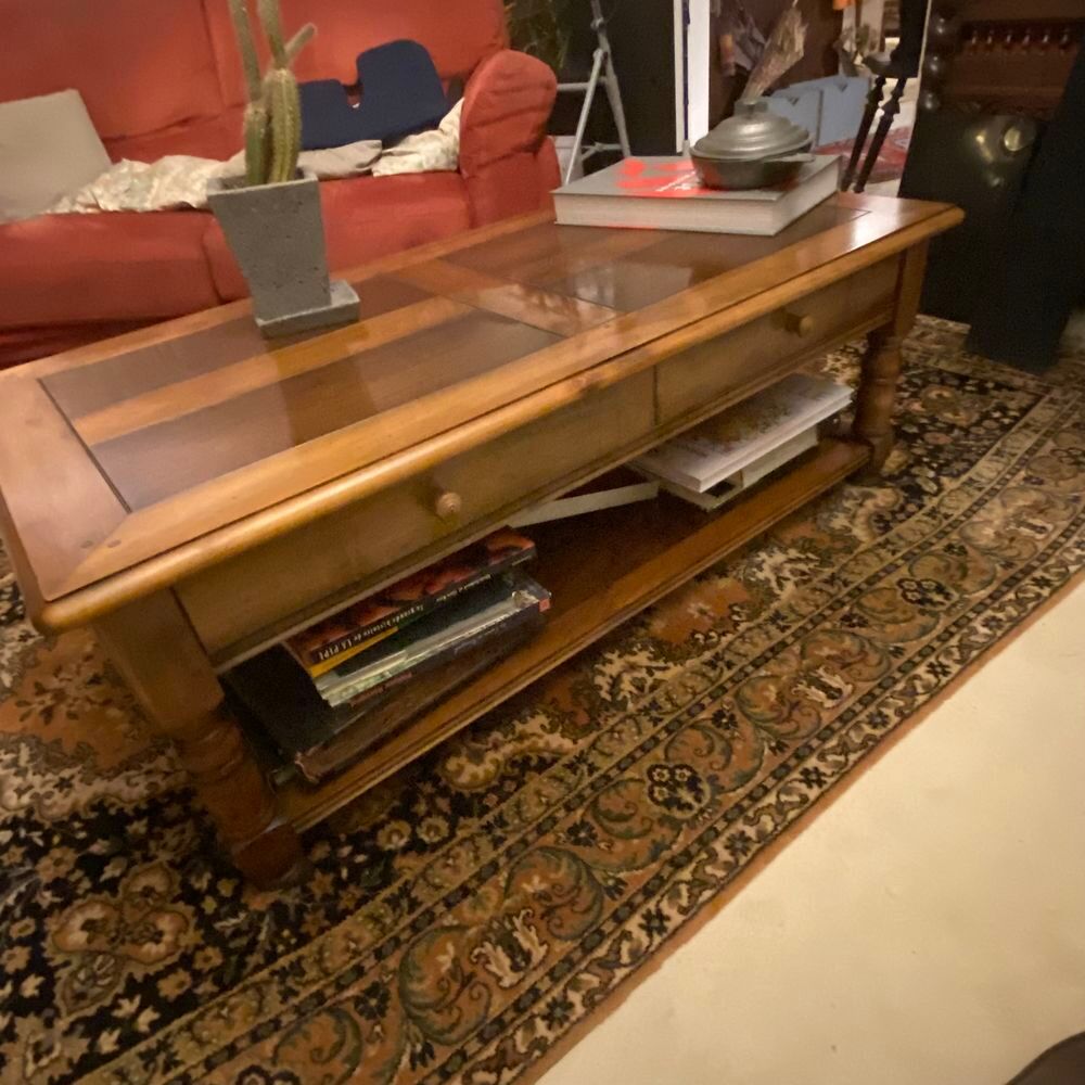 Belle Table basse 2 tiroirs + d&eacute;pose Meubles
