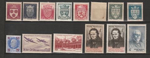 TIMBRES NEUFS** ANNEE 1942
13 Valros (34)