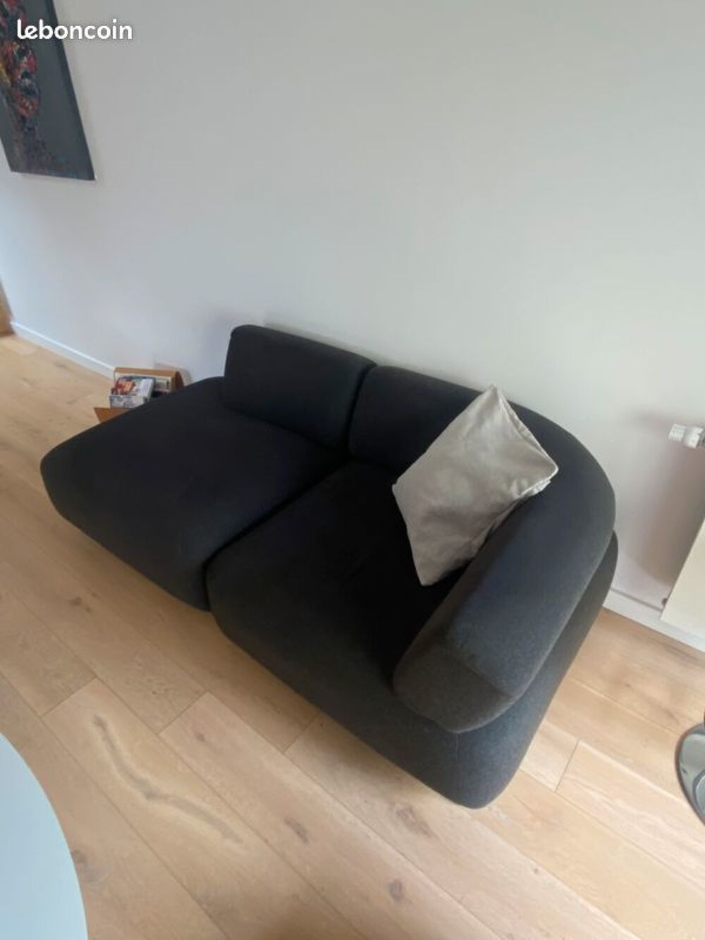 Canap&eacute; gris 3 places, tr&egrave;s bon &eacute;tat, BoConcept, 2 blocs Meubles