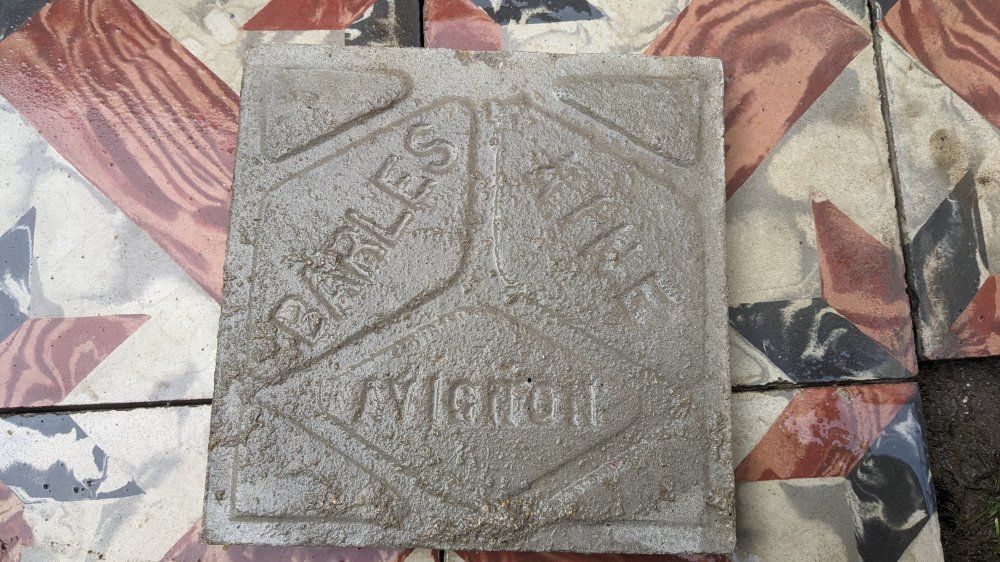ancien carrelage ciment Bricolage