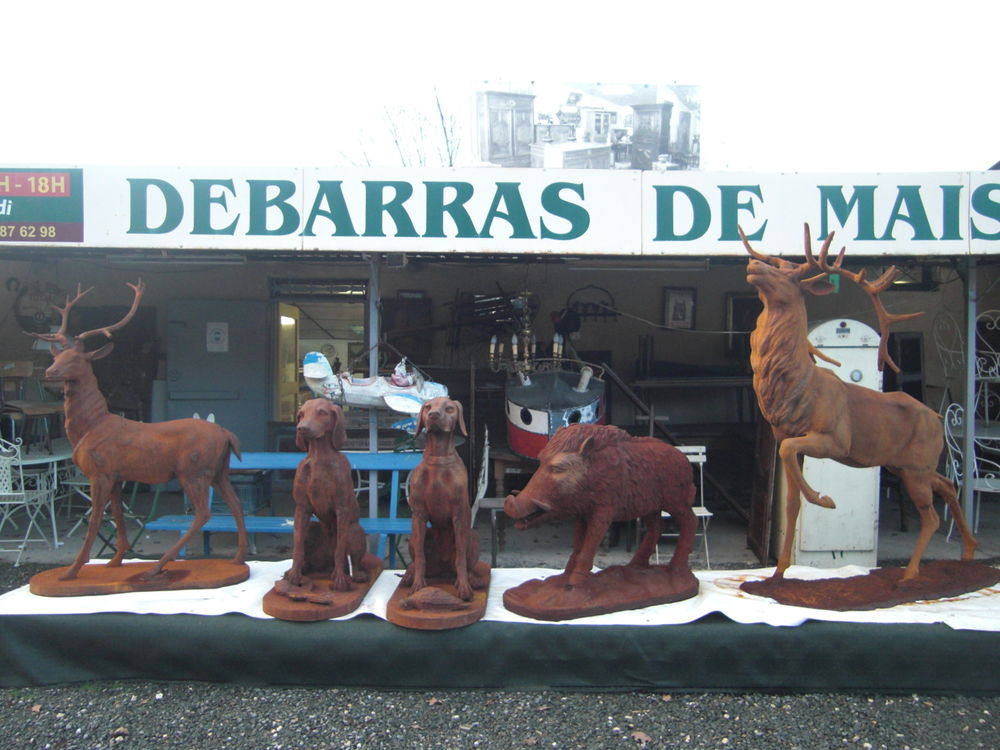 Statue Cerf en fonte, GM Décoration
