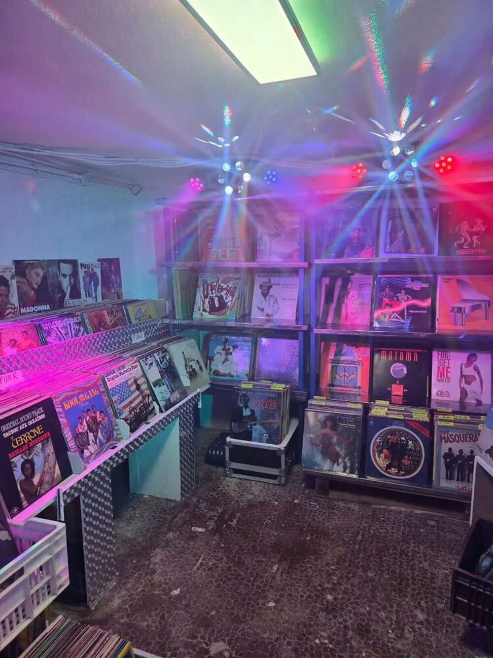 collection de disque vinyle en tout genre et format CD et vinyles