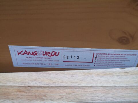 Lit b�b� 42 Le Pr�-Saint-Gervais (93)