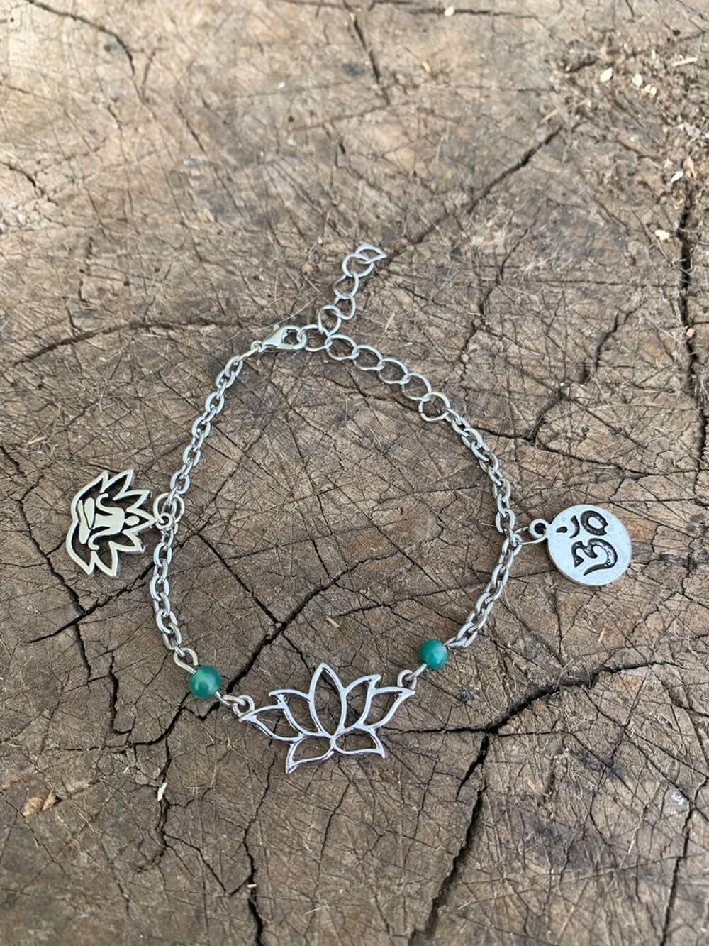 Bracelet fait main argent&eacute; Bijoux et montres