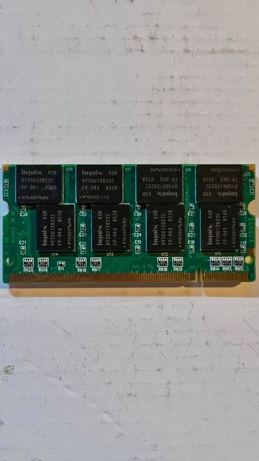 Super-Talent RAM 1Go - DDR1 - SO-DIMM - PC1-2700 - 333MHz Matériel informatique