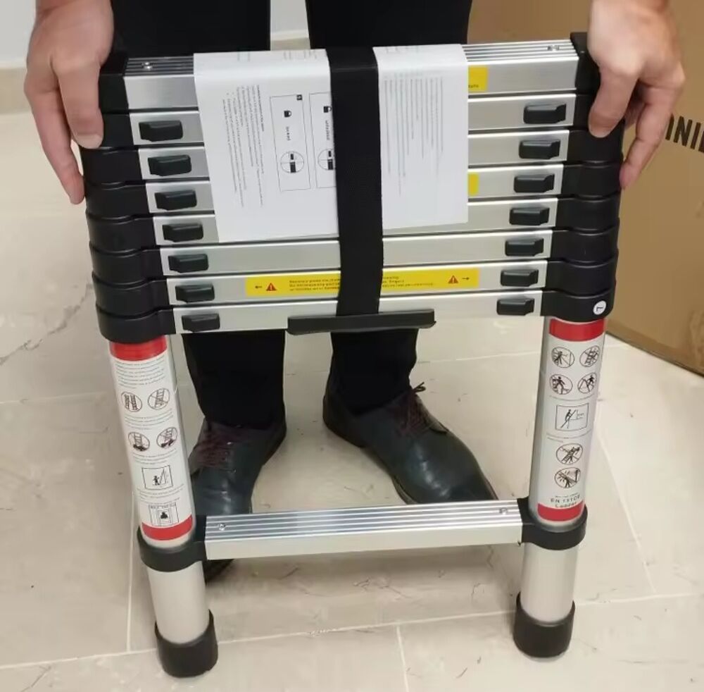 &eacute;chelle t&eacute;lescopique extensible jusqu'&agrave; 3,8 m&egrave;tre en acier Bricolage