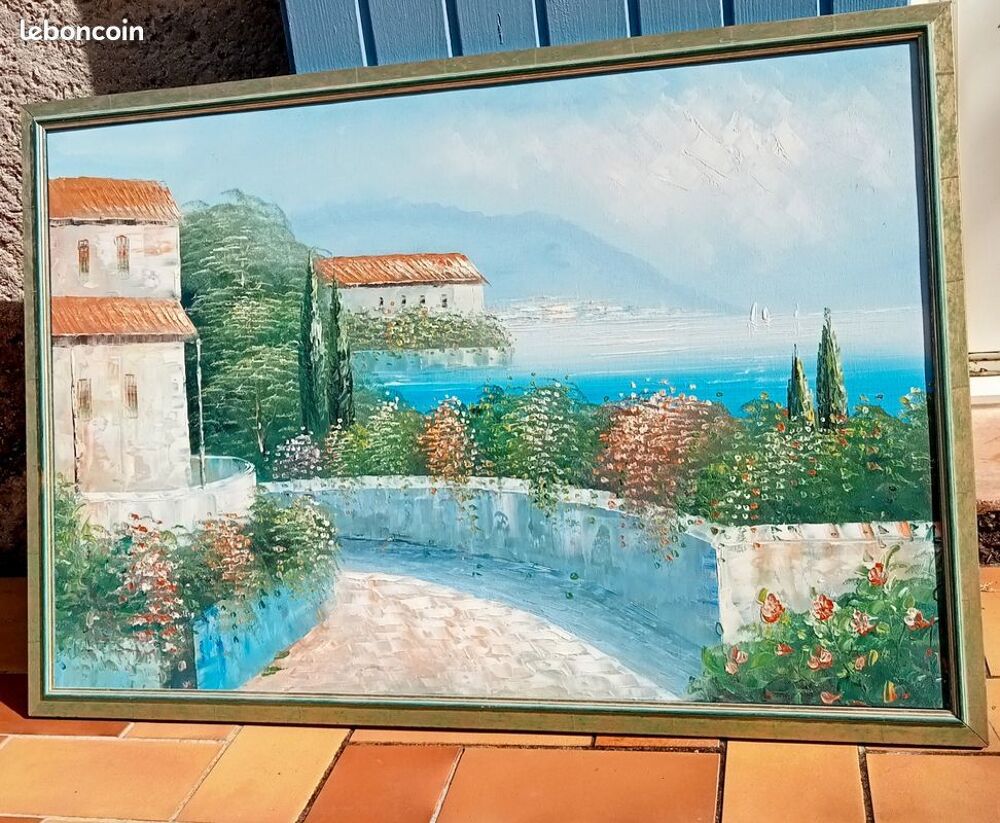PEINTURE bord de mer Décoration