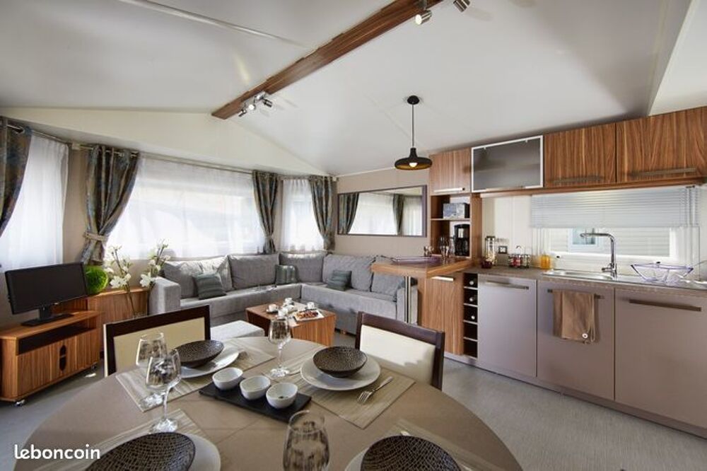   ST BREVIN MOBILHOME SPACIEUX, 6PERS,PISCINE/FORET/PLAGE 300M Pays de la Loire, Saint-Brevin-les-Pins (44250)