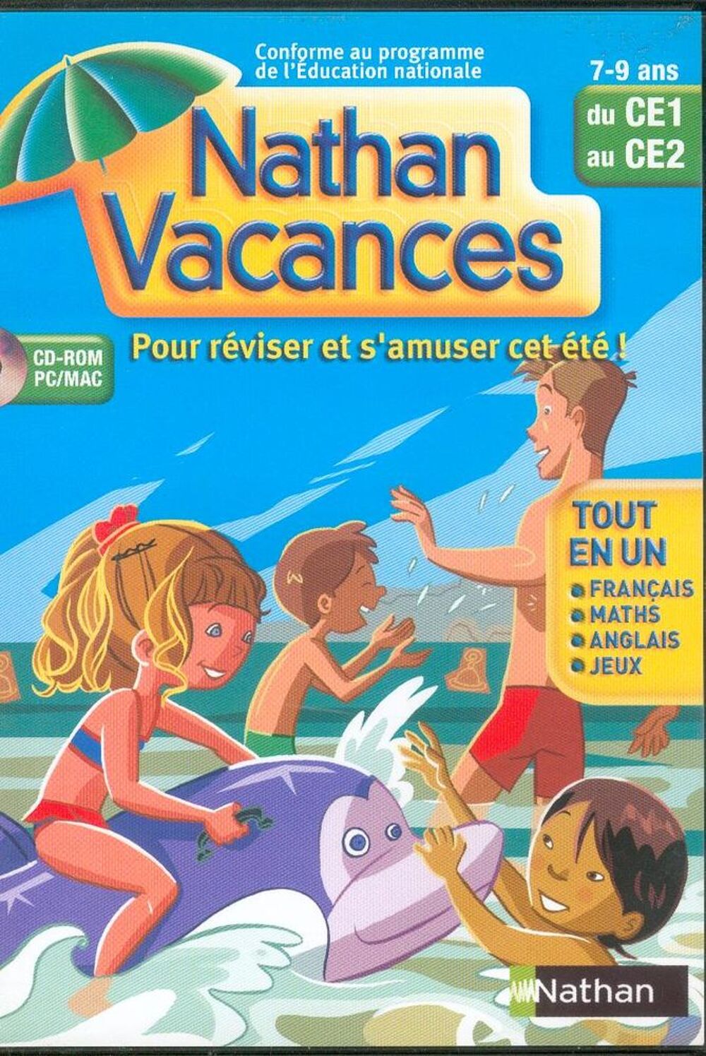 Nathan vacances du CE1 au CE2 ? 7 ? 9 ans ?PC/MAC?&eacute;ducatif Jeux / jouets