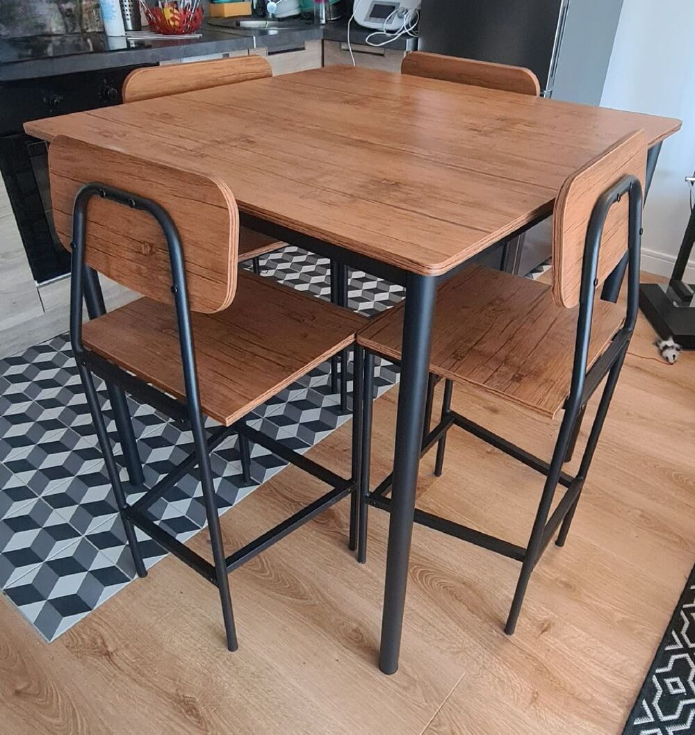 table haute avec chaises Meubles