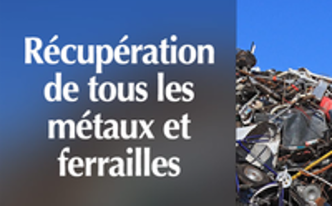   Enlèvement fer métaux  
