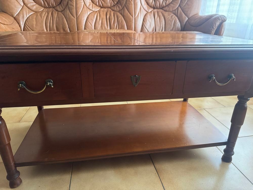 Table Basse en Merisier - Bon &Eacute;tat Meubles