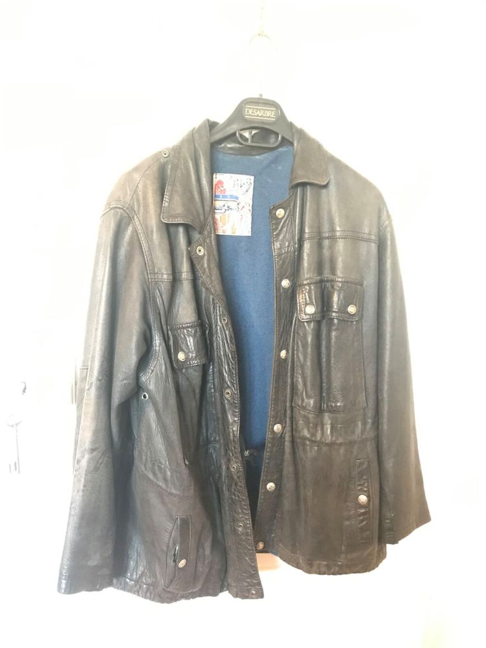 Veste cuir Vêtements