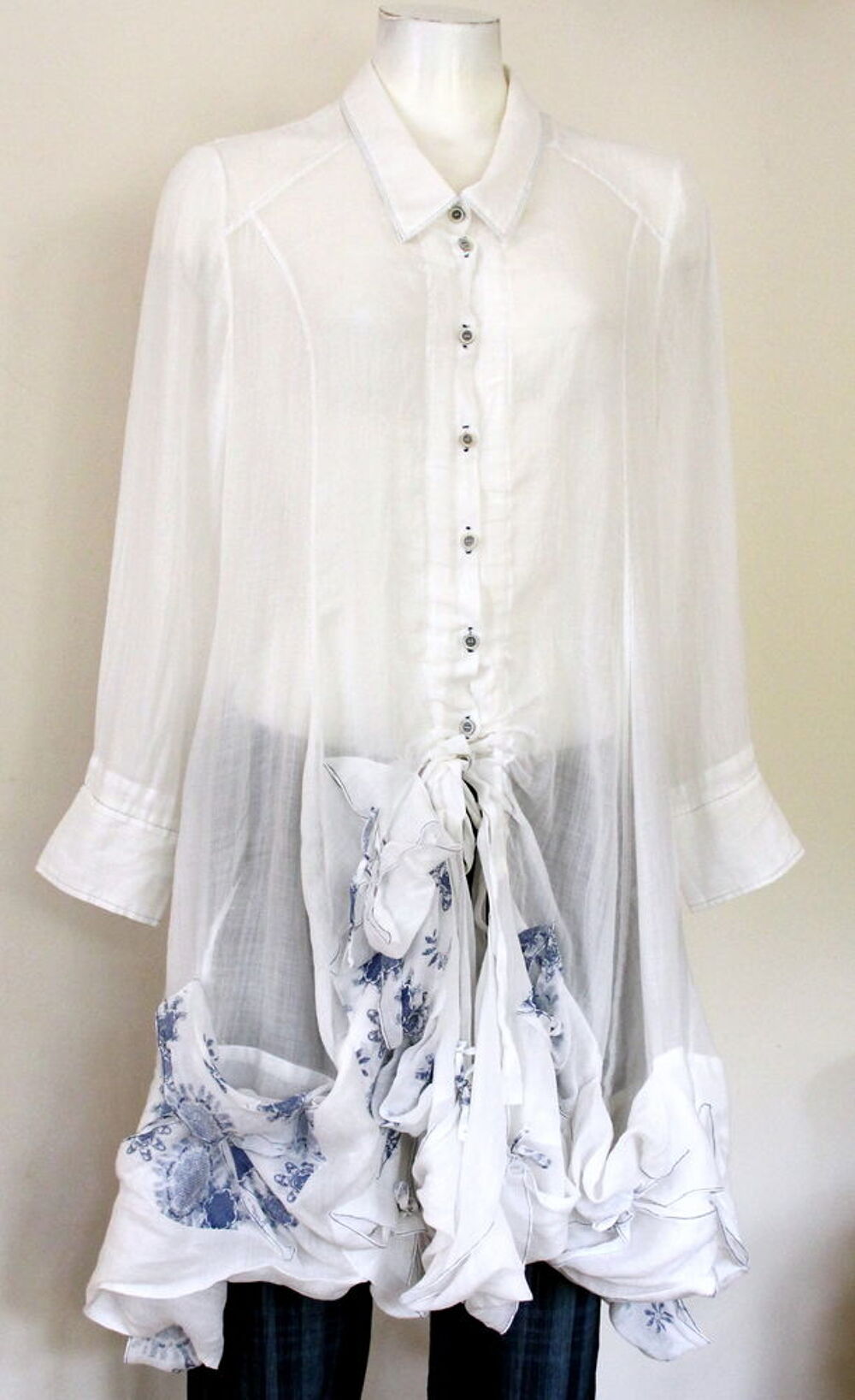 Top long , tunique en lin MARITHE FRANCOIS GIRBAUD Vêtements