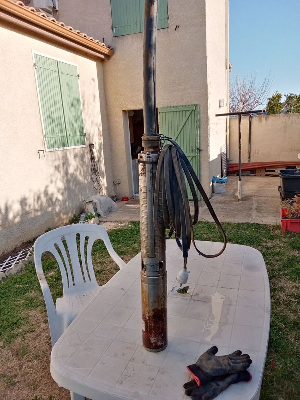pompe immerg&eacute;e Jardin
