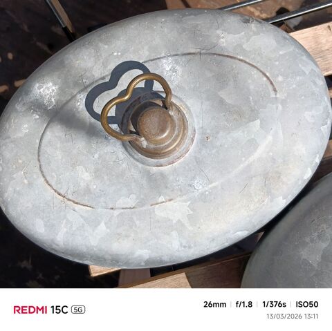 Bouillotte zinc et cuivre d�but XX 30 Ved�ne (84)