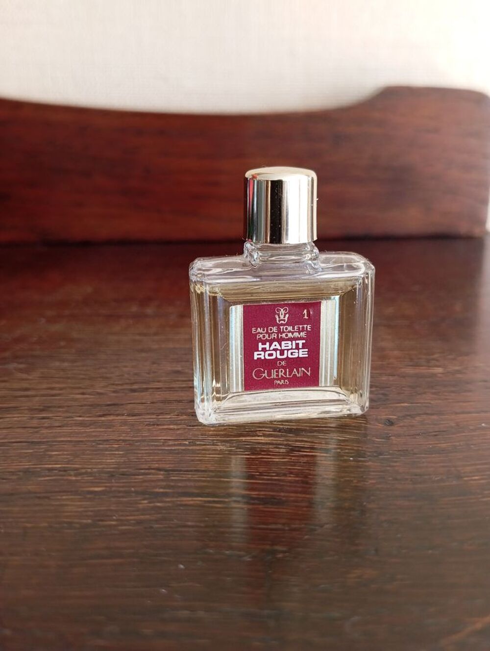 Miniature de parfum Habit Rouge (avec le 1 en haut &agrave; droite) 