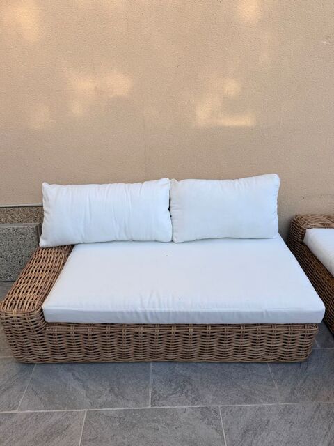 Banquette de jardin en rotin maison du monde Les Sables-d'Olonne (85)