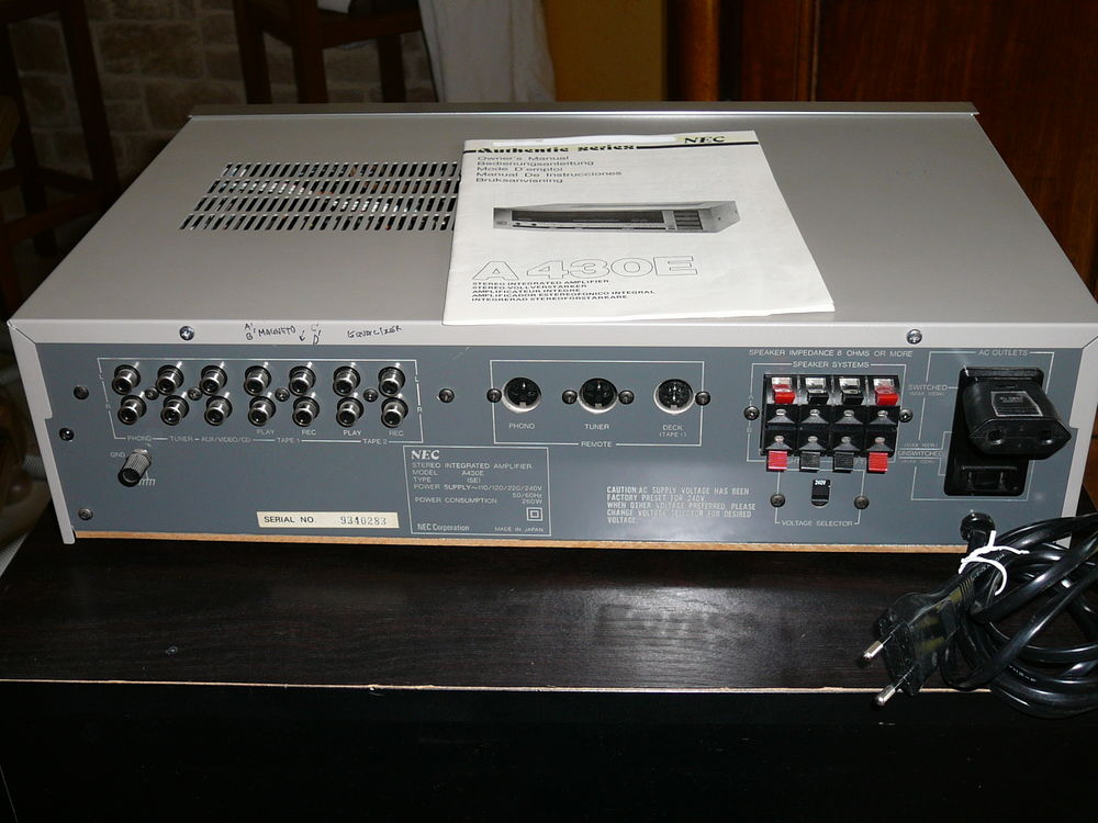 Amplificateur st&eacute;r&eacute;o Hi-fi st&eacute;r&eacute;o 45 W RMS Audio et hifi