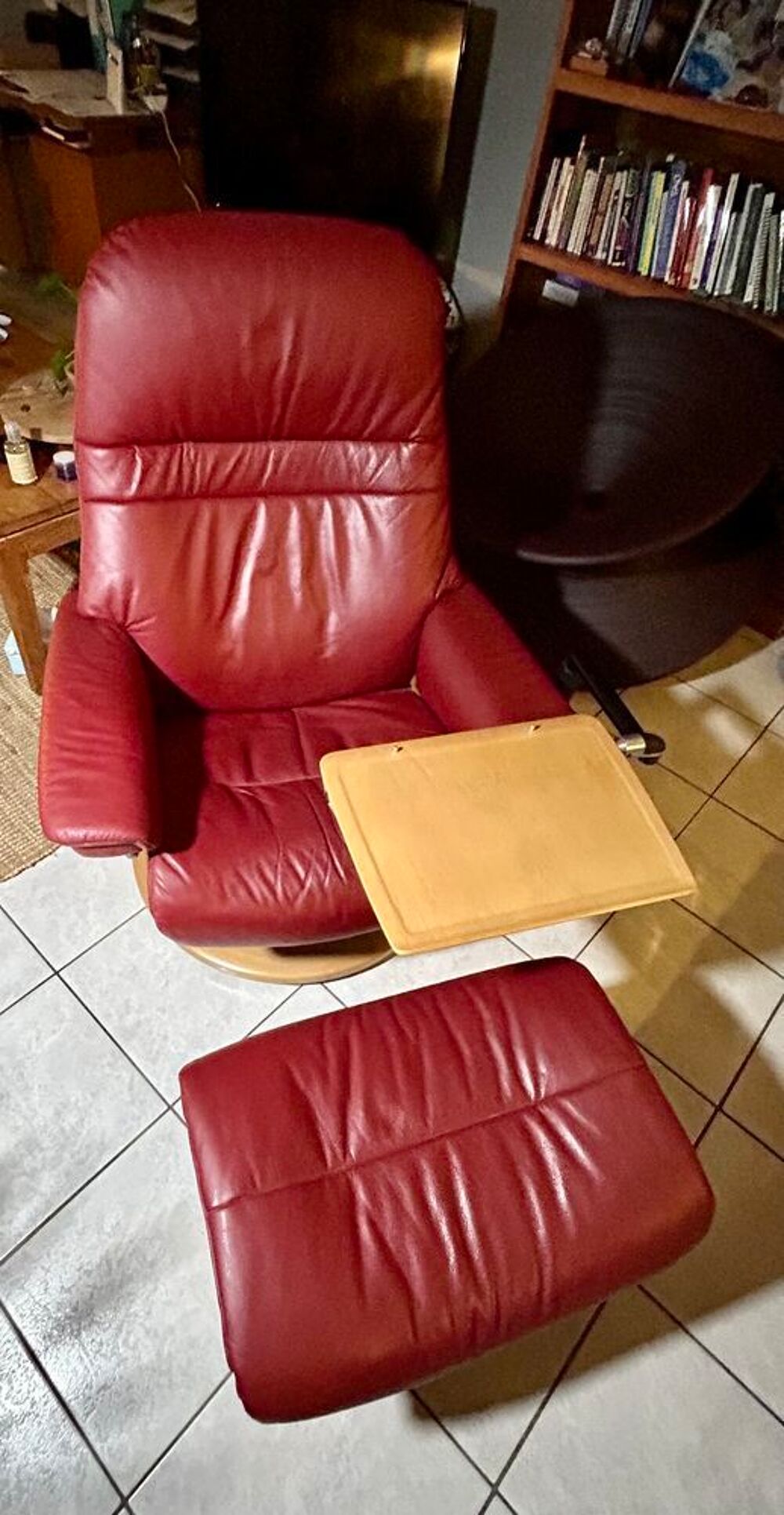 Fauteuil Stressless tablette multifonctions et pouf Meubles