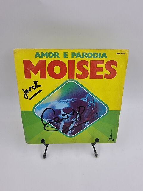 Vinyle 45 tours Moises : Amor e Parodia avec fourreau 5 Vulbens (74)