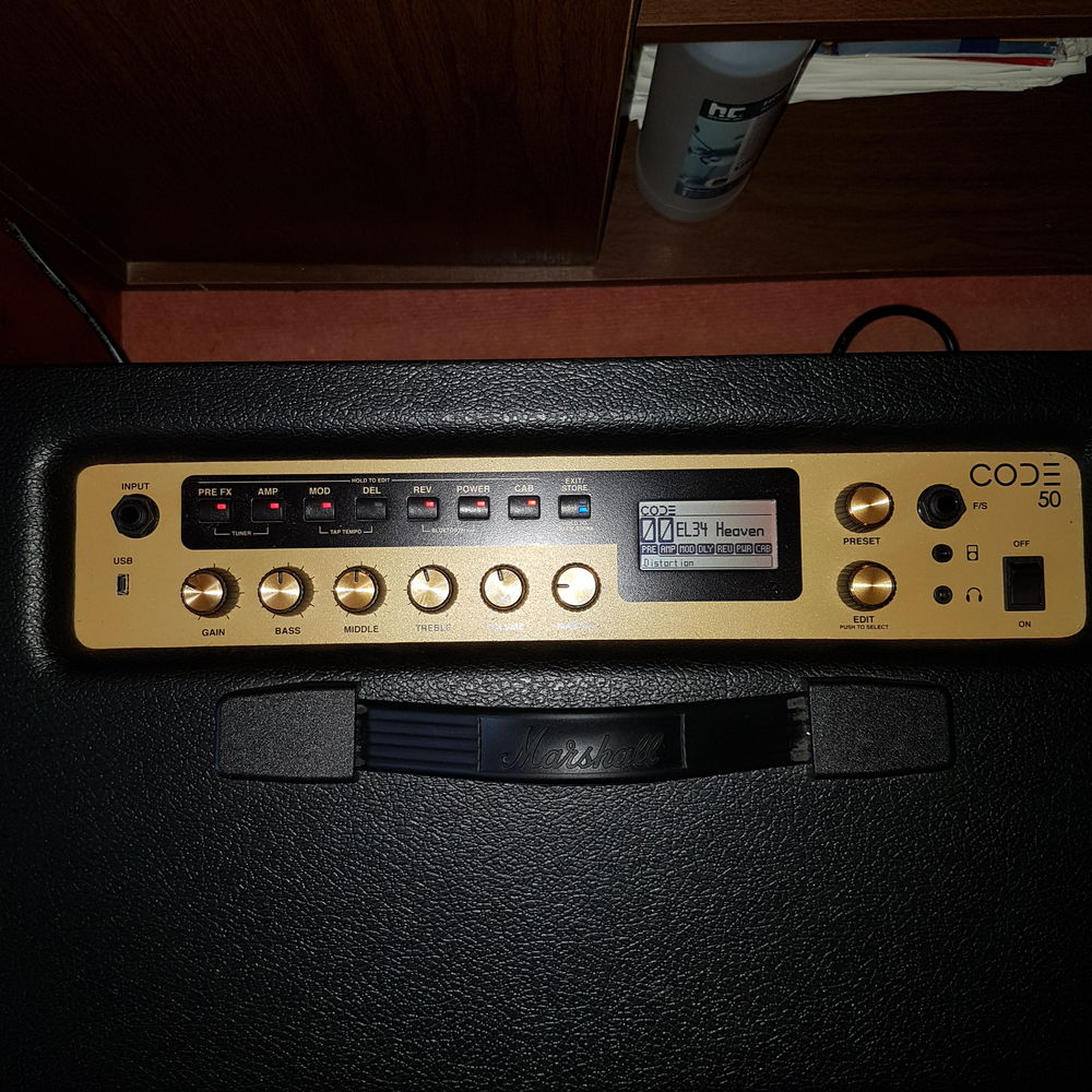 ampli Marshall code 50 Instruments de musique