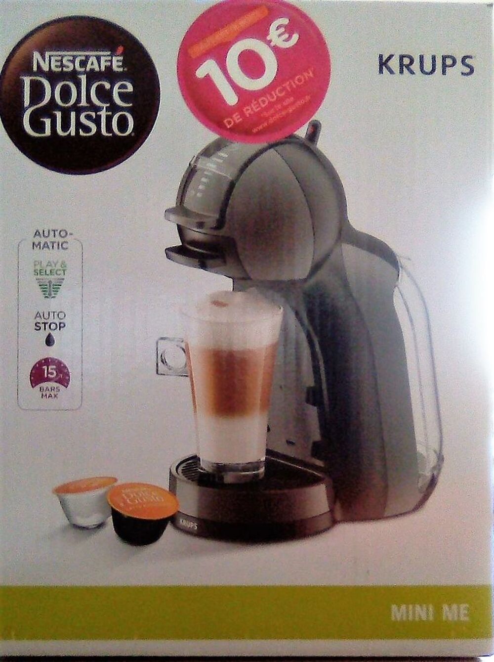 CAFETIERE KRUPS NESCAFE DOLCE GUSTO MINI ME + TIROIRS A DOSE Electroménager