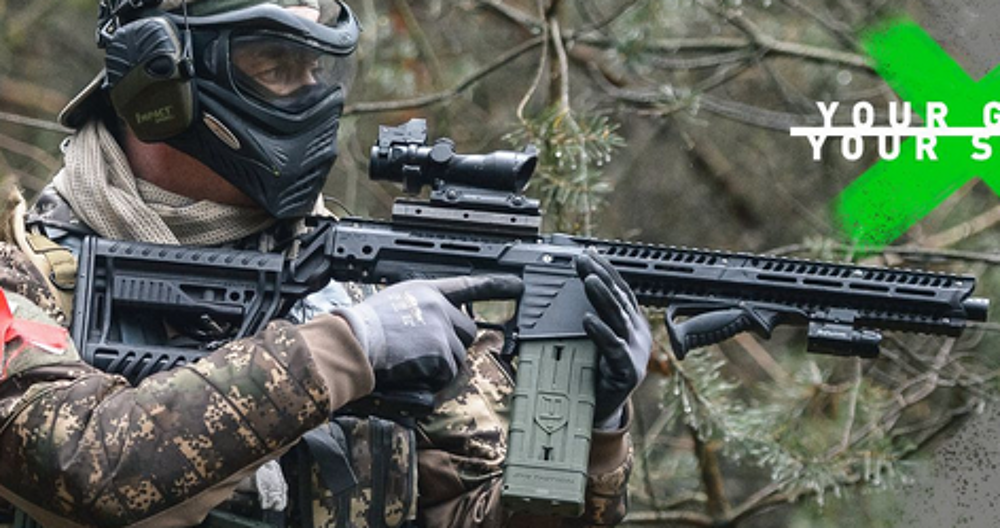 Paintball NEMEK MG100 + accessoires Sports