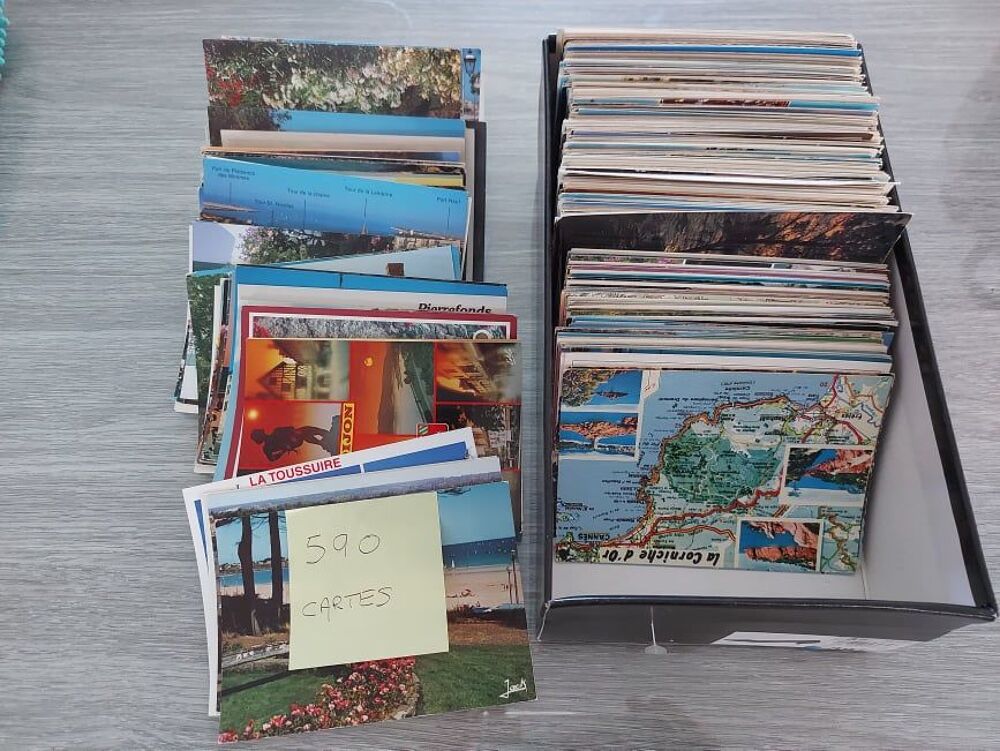 Collection Lot de 590 Cartes postales (vierge non &eacute;crites) 