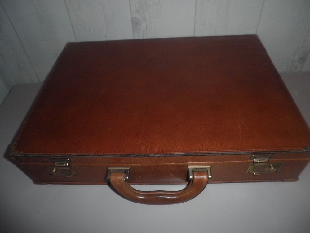 Valise lancel cuir vintage best sale