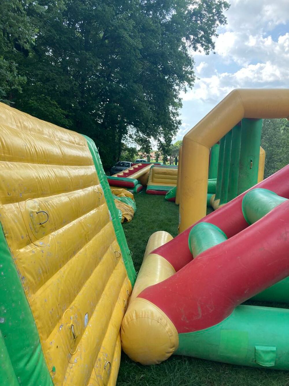 Parc gonflable sur l'eau Sports