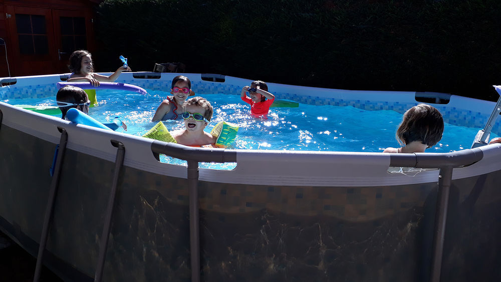 PISCINE TUBULAIRE Bestway Power Steel Frame Jardin