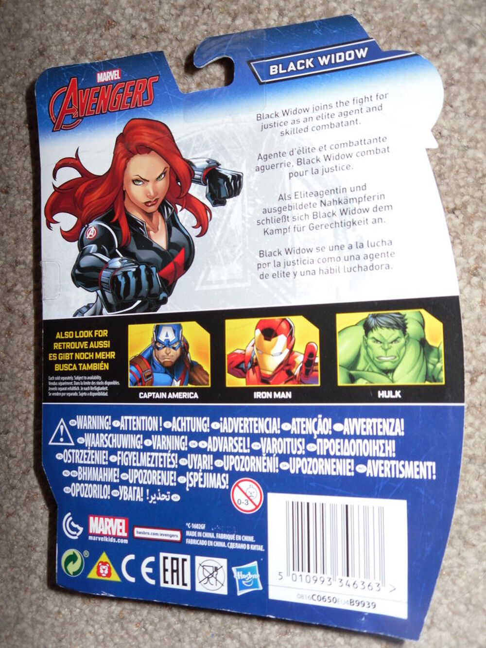Figurine Avengers : Black Widow, 14 cm boite Neuf Jeux / jouets