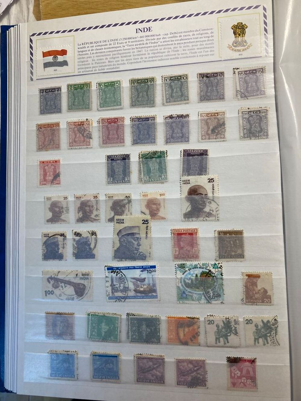 Album timbres Asie 