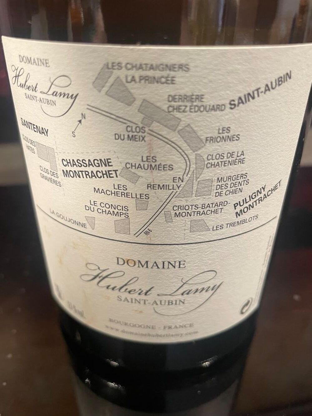 1 Bt SAINT-AUBIN 1&deg;cru 2019 Derri&egrave;re chez Edouard, H.LAMY Cuisine