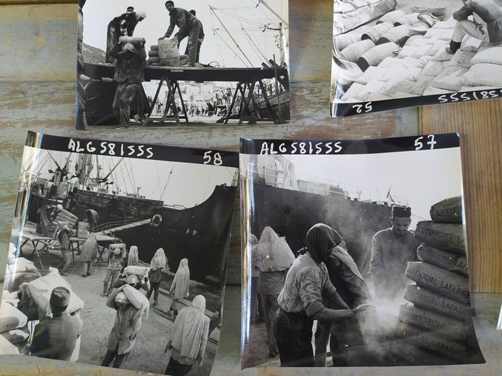  Lot 81 Photographies Alg&eacute;rie Chantier Construction 1957-58 