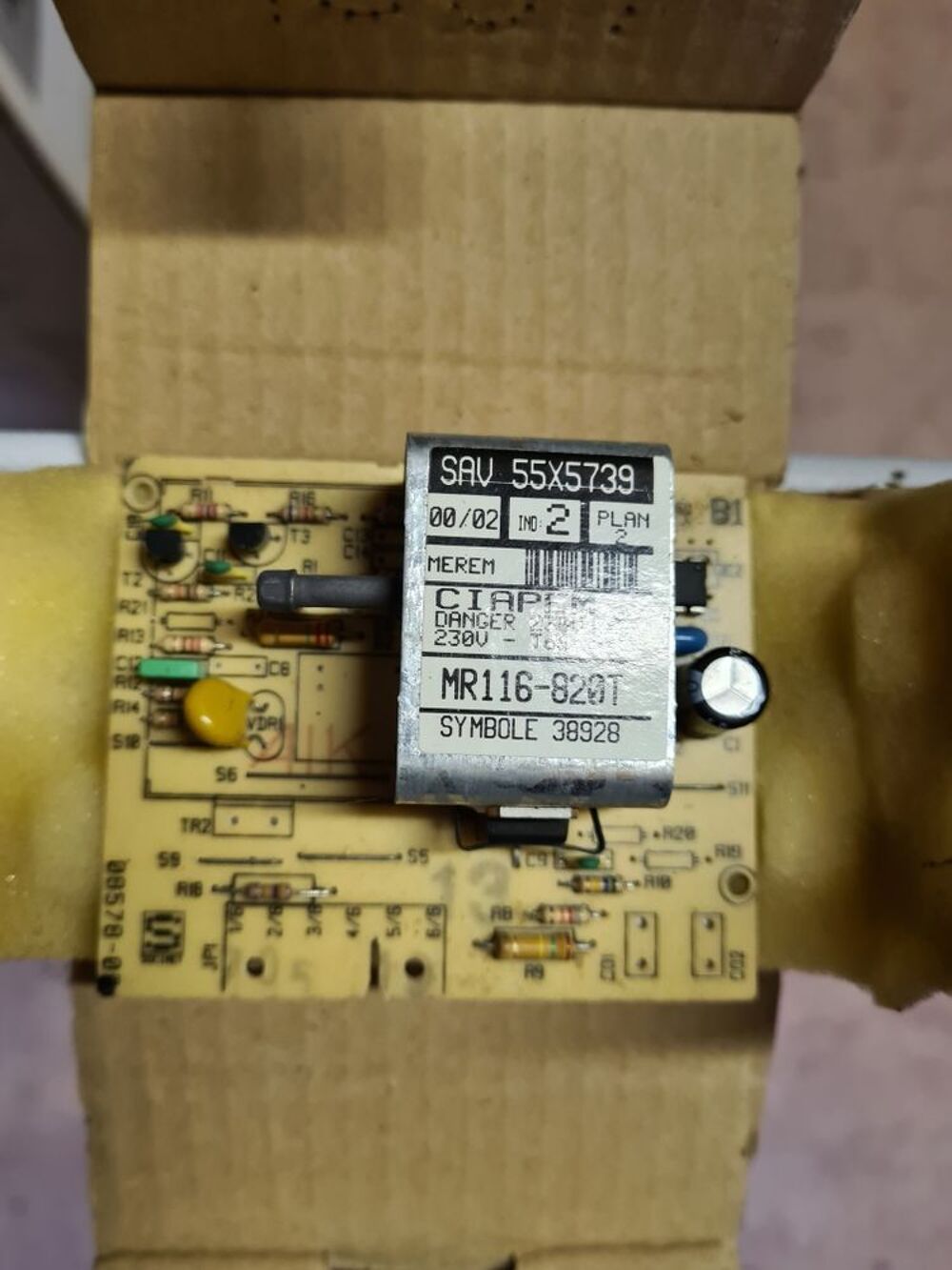 MODULE DE PUISSANCE LAVE LINGE MR116-820T Electroménager