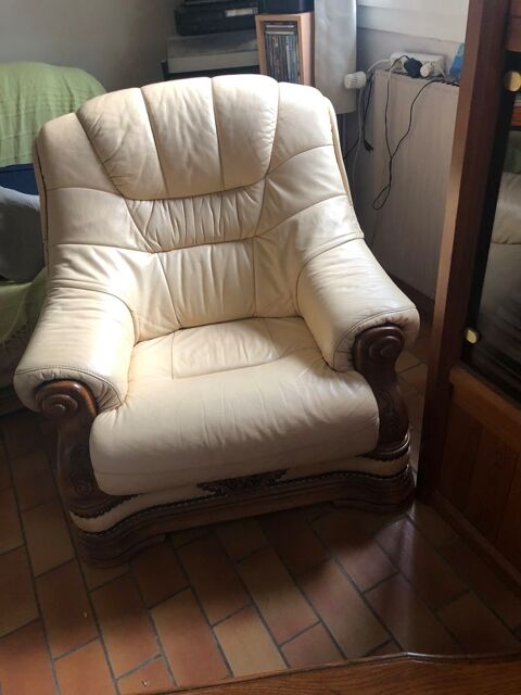 canape fauteuil table bois clair déhoussable  cuir clair 0 Bray-en-Val (45)