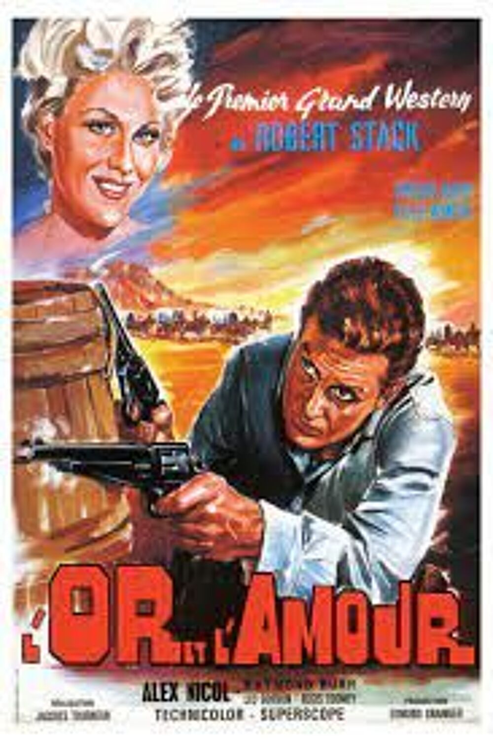 L OR ET L AMOUR avec robert Stack (paypal accepte) DVD et blu-ray