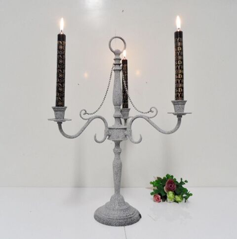 CHANDELIER ANCIEN ART DECO DESIGN' MODERNISTE VINTAGE 3 Feux 79 Marseille 11 (13)