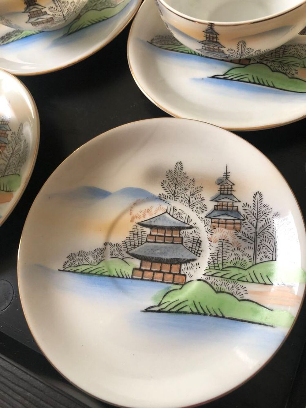 Service &agrave; th&eacute; - porcelaine et d&eacute;cor du Japon Cuisine